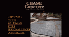 Desktop Screenshot of chasestampcrete.com